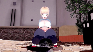 THREE DIMENSIONAL MANGA PORN - IMMENSE-BOOBED HOTTY - FABULOUS BUTT-CHEEKS - GIGANTIC BUTT pornography