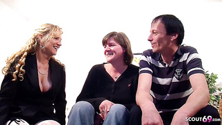 SCOUT69 - German Mature instruct real elderly married Duo how to Boink in trio Some (Lil Dinky)