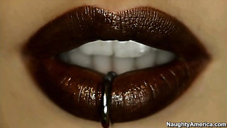 Angelica Lane Porking In The Kitchen With Her Piercings - Green Eyes