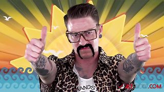 Curvy brown-haired is anxious for a tough man rod