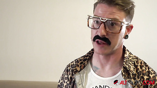 Curvy brown-haired is anxious for a tough man rod