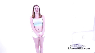 Torrid Teenage Cockslut gets Taut Muff Nailed Manmeat Deepthroating Casting