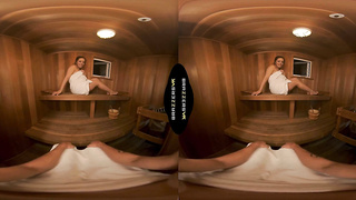 BRAZZERS - Spunky Kimber Forest Turns The Fever Up In The Sauna For A Moist And Wild Rectal Rail