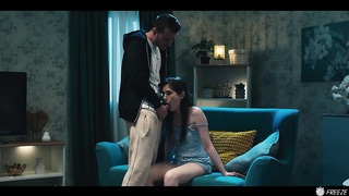 Russian Nymph Facefucked While the Time is Frozen - Sizzling Love button Time Stop Scifi Freeze Pornography