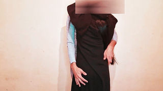 Iraqi teenage in hijab gets boned in her donk - عراقية barely legal سنة تتناك جامد