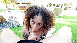 Curly Hair Lil Latina Kira Perez Cant Stop Polishing