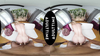 UP CLOSE VR Tatted Puny Hottie Stevie Moon Permits Pummel Her Rock-hard & Jism On Her Twat POINT OF VIEW