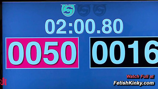 Bumfuck Give up Girl-girl Grappling Match