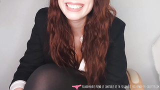 Vends-ta-culotte - Young French mistress takes manage of her older misogynistic manager