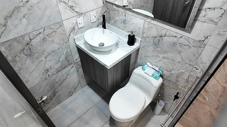 I pound humungous backside damsel in the shower - Amateur