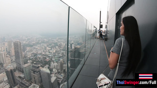 Bouncy caboose Japanese GIRLFRIEND day out and porking BEAU once back home