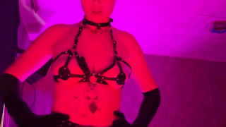 Spandex Domme - String-on, Flog & Absolute Subjugation Taunt