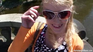 Euro amateurs plumbing in nature