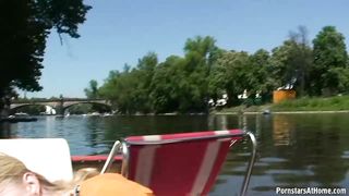 Euro amateurs plumbing in nature