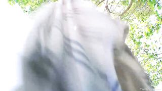 hairy brunette demonstrates her charms