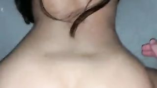 Tossing it back till he Pops in me