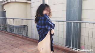 Asian lil slave Enjoys Assets Writing and being Unveiled
