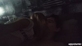 Sis Slinked up to Stepbrother and Humped him with SPUNK-4K MissNimpho