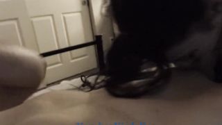 Roped up Teenage Marionette has no Choice but to Gag on Manhood