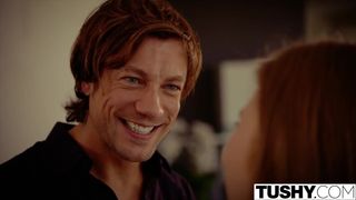 TUSHY Big-Chested stunners bangs her sisters ex beau