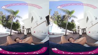 VRBangers-Mischievous Breezy Karter Foxx Undress Dance and Nailed Firm by the Pool VR