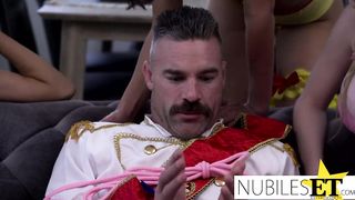 3 Queens 4Some Nail with Prince Charmings Thick Man Sausage