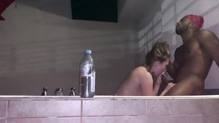 Lena Paul Rails and Adores Troy Francisco's Shaft in the Super-Steamy Bathtub