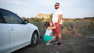 Outdoor Deep Throat and Orgy