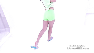 Dark haired Nubile dt