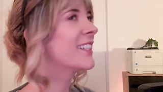 CUCK-CEPTION: blowing my bf to a vid of me plumbing another dude (MONSTROUS FACIAL CUMSHOT)