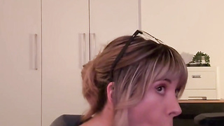 CUCK-CEPTION: blowing my bf to a vid of me plumbing another dude (MONSTROUS FACIAL CUMSHOT)