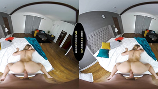 BRAZZERS VR - Angel Youngs Gargles Your Rock hard Lollipop After You Shoot Your Meaty Fountain On Her Face