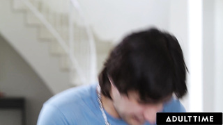 ADULT TIME - PHAT ASS WHITE GIRL COUGAR London Sea Catches Freak Sonnie Wanking To Her Caboose On Fresh Workout Bike