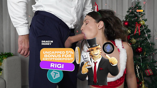 Christmas bounty for the chief after the corporate soiree! Compete Flick