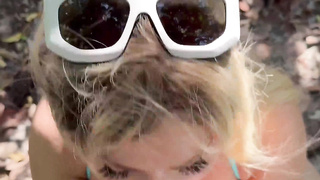 Drilled and Packed up Random Jaw-dropping Light-haired at the Beach