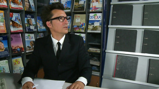 Tatted COUGAR gets smashed rock hard in her raw gash