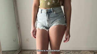 "I Will Tell Parents About Tat" Step Stepbro Humped Step Sister But It Was Only Makeshift Tat...