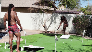 Unclothe Butt hole in Vegas Warmth Completes with Oily Bra-stuffers Stroking Fears Way BIG BLACK COCK