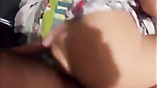 Son gives mommy a rubdown