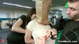 Haley Cummings Massive Bosoms Public Drill