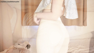 POINT OF VIEW Abaya Off Attitude On Taunting You With My Beloved Gym Stretch pants