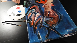 Crazy Artist Meatpipe Rubdown Money-shot