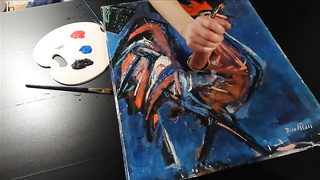 Crazy Artist Meatpipe Rubdown Money-shot