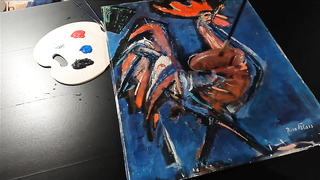 Crazy Artist Meatpipe Rubdown Money-shot