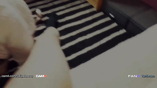 Coupld jizm together in randy cowgirl position ravage and fellatio