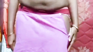 Desi Tamil Wifey Renu Bare Live Demonstrate: Breasts Smack, Twat Fingerblasting & Booty Spank Steamy Voice! Renuraj