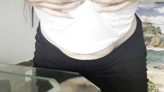 It Perceives so Supreme to Knead My Cunny with the Corner of the Table Hehehe