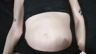 POINT OF VIEW Amateur Preggo COUGAR Hottest Doggy-style Internal cumshot