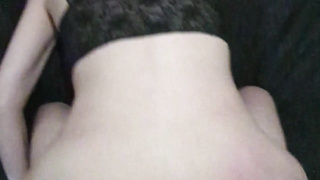 POINT OF VIEW Amateur Preggo COUGAR Hottest Doggy-style Internal cumshot