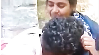 Super-naughty Indian Lady Flashes Backside and Boobies